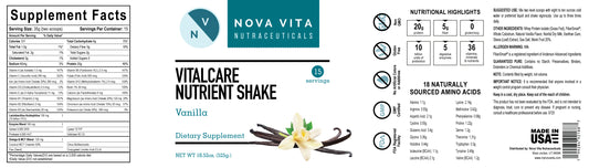 VitalCare Nutrient Shake Vanilla